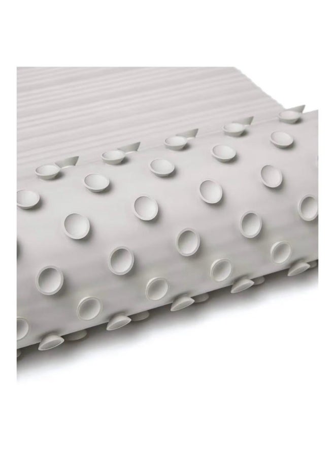 ريان سجادة حمّام راين الإسبانية – آمنة ومريحة ومضادة للانزلاق – لون أبيض – 33×86 سم - Image 5