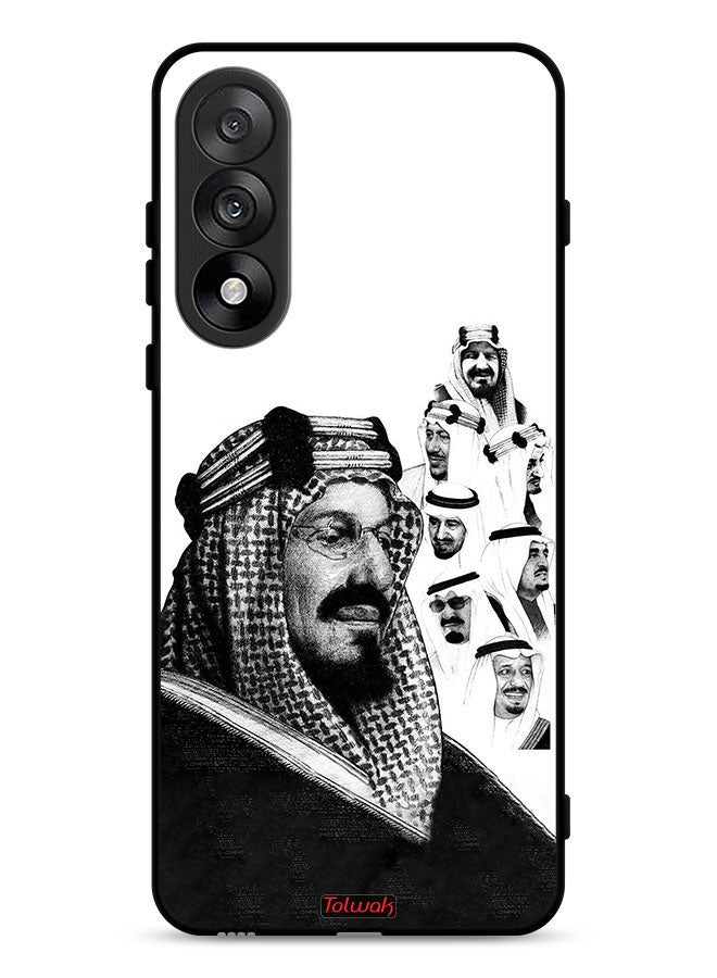 Tolwak OnePlus Nord 5 Protective Case Cover Kings Of Saudi Arabia BW Poster Art - Image 1