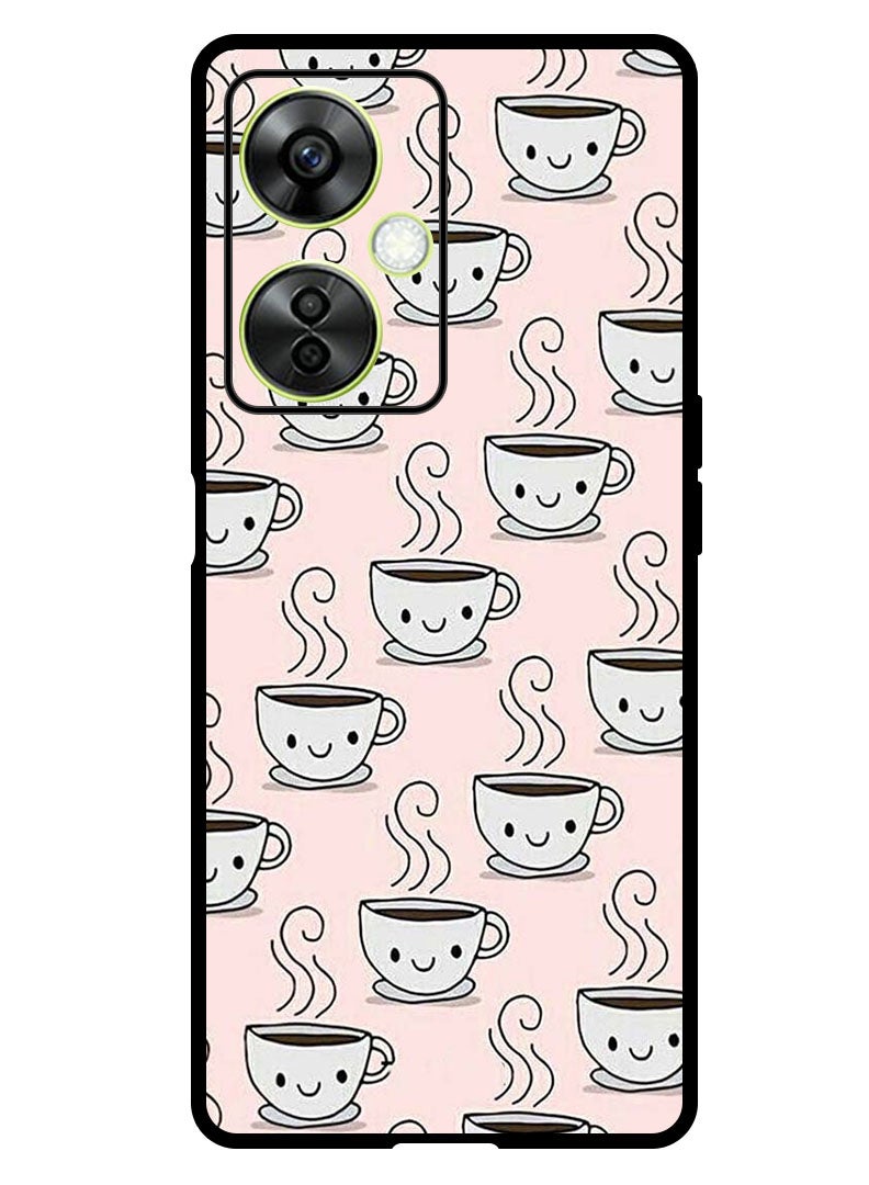 Theodor Protective Case Anti Scratch Shock Proof Bumper Cover For OnePlus Nord CE 3 Lite Coffee Pink Bg - Image 1