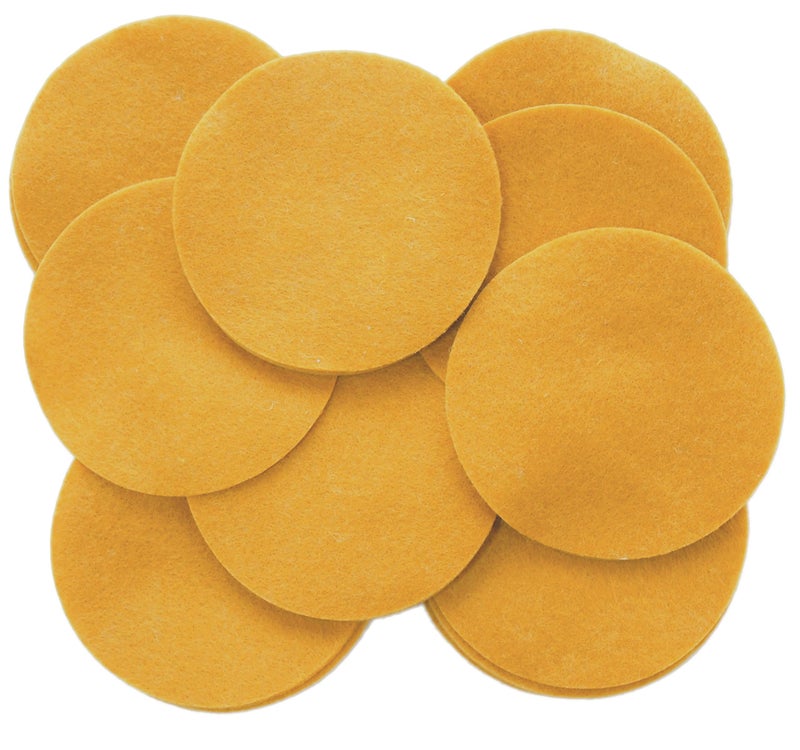 Playfully Ever After Mustard Yellow Craft Felt Circles (1.5 Inch - 94pc) - Image 1