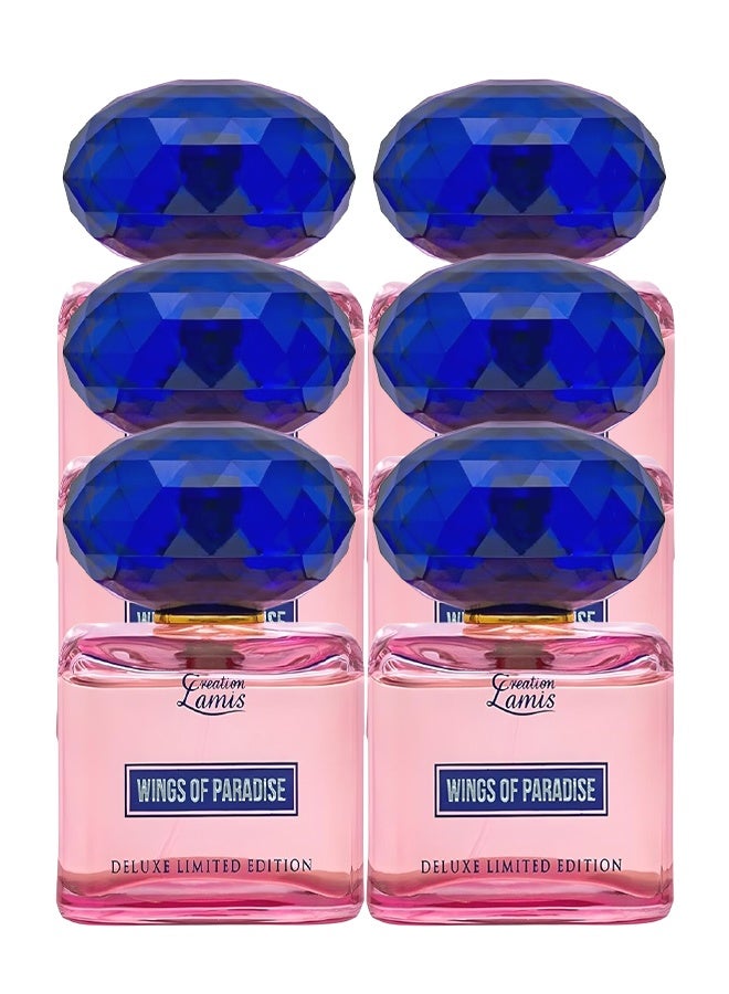 كرياشن لاميس 6 قطع عطر وينجز أوف بارادايس للنساء ١٠٠ مل - Image 1