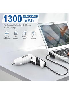 erorex Electric Screwdriver Cordless 3N·M Max Torque Electric Screwdriver Kit With 47 Accessories 3.6V Cordless Screwdriver With Usb Cable Led Light For Home Office Diy  - Image 5