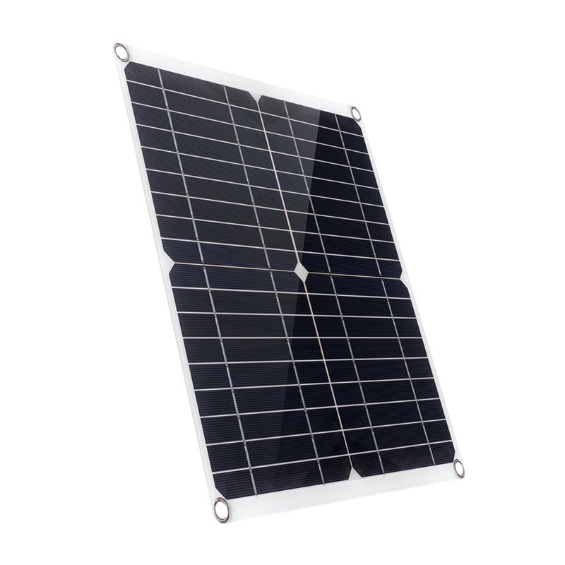 Solar Panel 10A High Conversion Rate Solar Panel Kit - Dual USB Output Solar Power Charger for Outdoor Travel, Automotive, Small Household Appliances - Image 3