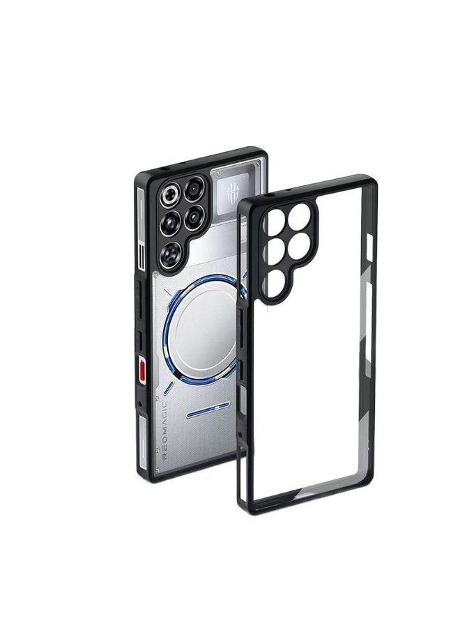 Yunpy Matte Anti-Fingerprint Clear Case for RedMagic 11 Pro, Skin-Friendly Touch, Hard PC Back + Soft TPU Bumper Shockproof Protective Cover, Scratch-Resistant & Non-Slip Gaming Phone Case - Image 2
