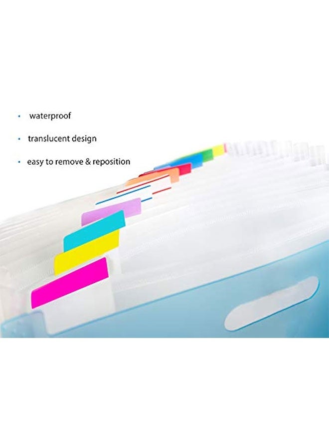 Sticky Index Tabs, 500 Pcs, 21 Sets, Colorful Sticky Tabs for Notebooks, Page Markers, Page Tabs for Binders, Page Tabs Sticky Tabs for Books, Notebook Tabs, Book Sticky Tabs for Notebooks - Image 3