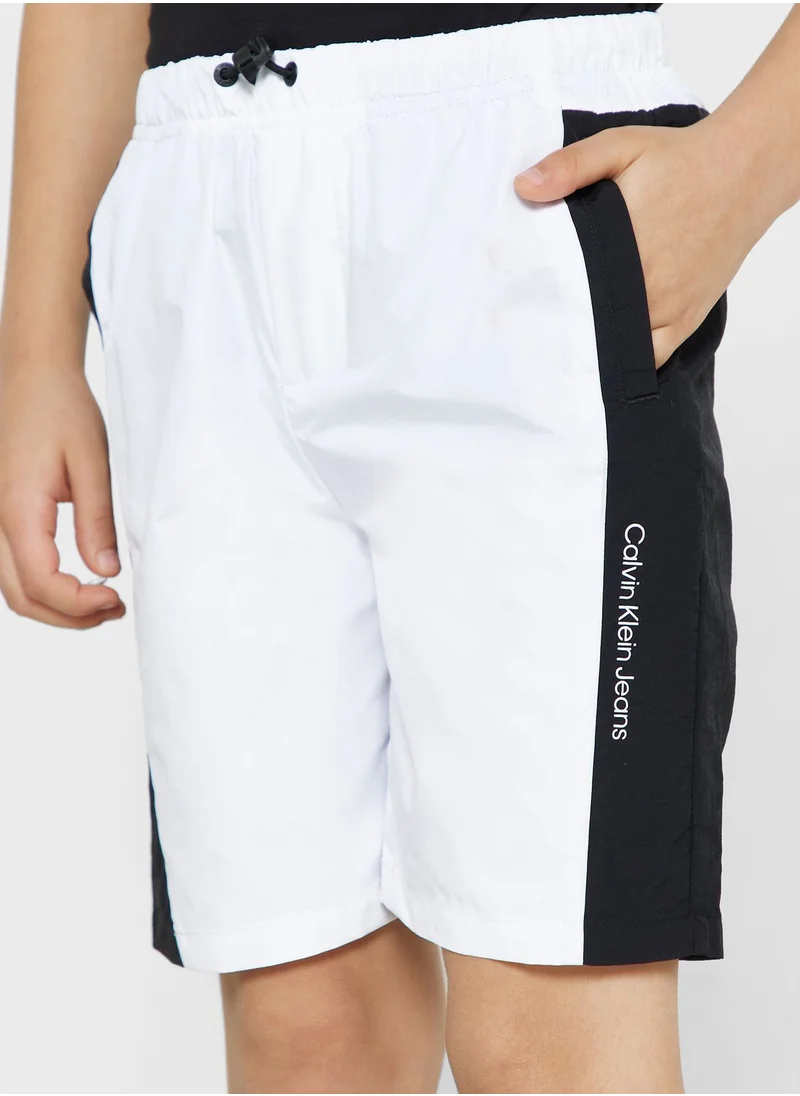 Calvin Klein Jeans Kids Stripe Shorts