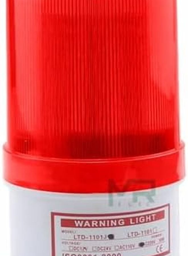Red 24V LED Strobe Alarm Warning Light With Strong Magnetic Base - Image 2