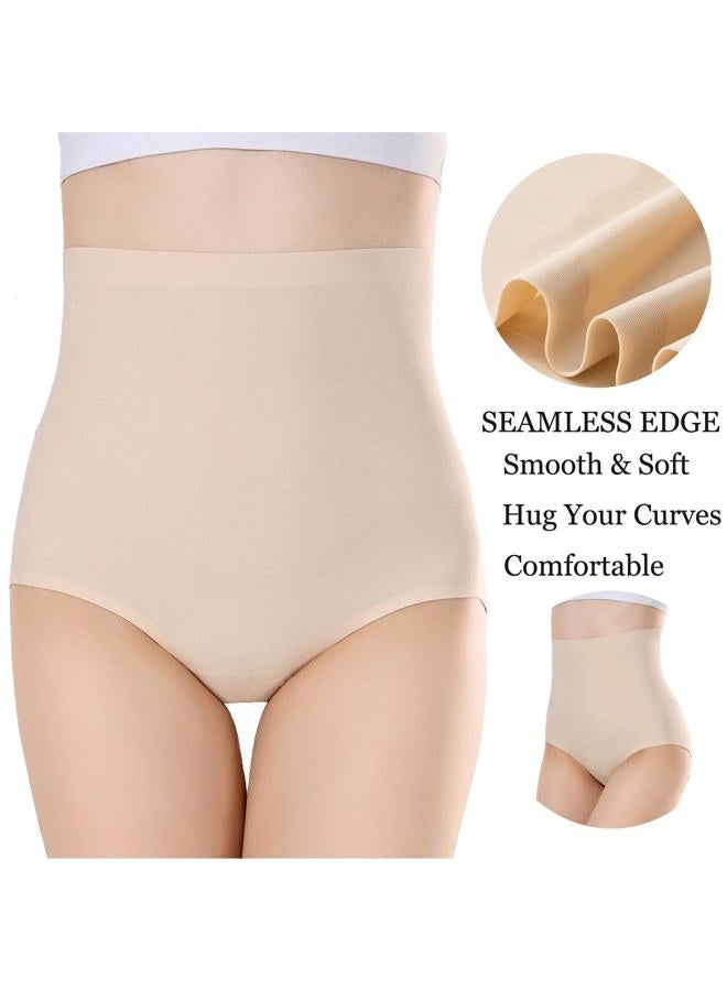 Bolivelan 5 Pack Women's Seamless Hipster Panties Invisible High Waist No Show Ladies Bikini Underwear (US 6/ M, Nude) - Image 3