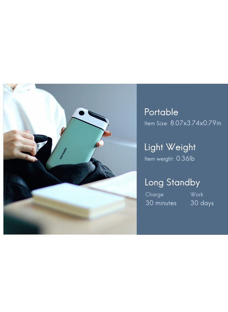 Cell Phone Lock Box with Timer, Portable Time Lock Box for iPhone and Android Phone, Help to Be Self-Discipline and Focus to Achieve Goals, Prevent Phone Addiction (Green) - Image 4