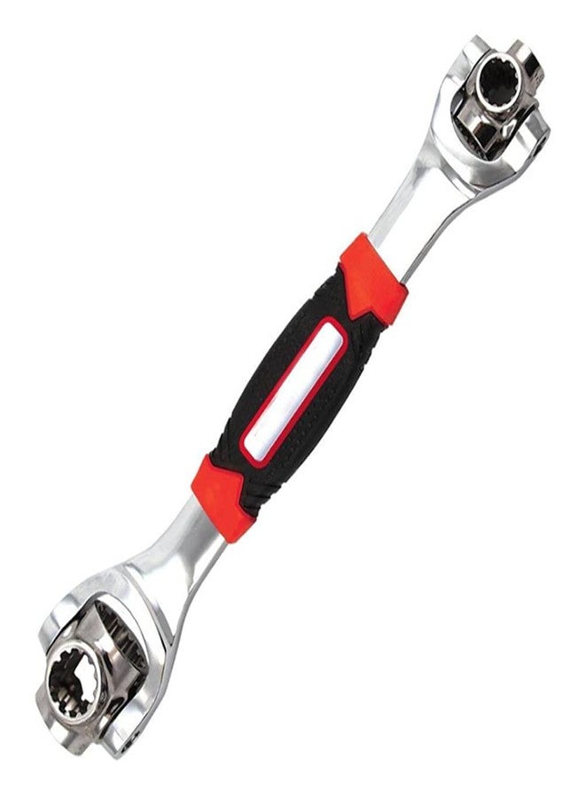 MLD Tiger Wrench 48 in 1 Universal Socket Wrench Multifunction Hand Tool with Spline Bolts 360 Degree Revolving Spanner (Material Plastic and Steel,Multicolor) - Image 1