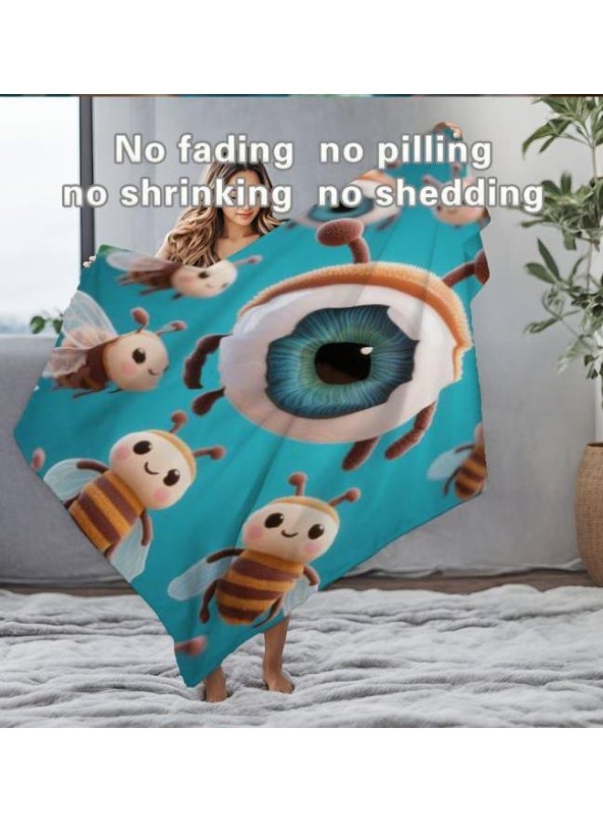 general Children's or student cartoon flannel thin blanket (warm and comfortable, suitable for sleep, games) 100cm*150cm - Image 5