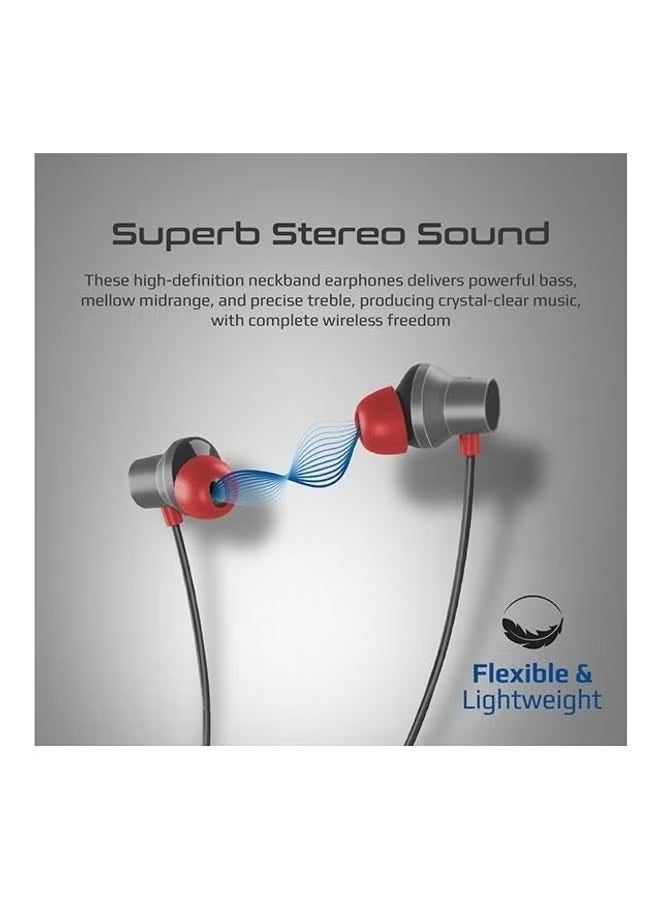 Neckband Bluetooth Headphones, Bluetooth 5.0 Wireless Headphones 80Hrs Extra 110 hours Long Playtime Stereo Bass in-Ear Headsets with Mic, IPX6 Waterproof Earbuds, Neckband Earphones for Sport, Business(Black) - Image 4