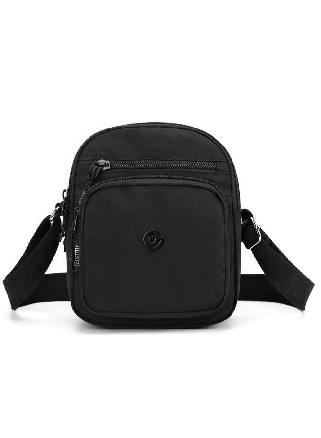 Collsants Small Crossbody Bags for Women Nylon Crossbody Purse Mini Shoulder Handbags, Black, Small - Image 1