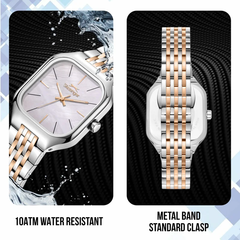 Slazenger  Women's Metal Analog Watch SL.9.2622.3.560 - 28 mm  | Best Price UAE