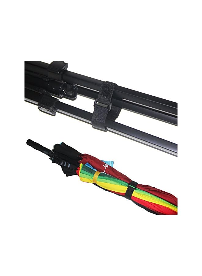 Green Tiger Reusable Fastening Cable Straps and Cable Ties Set, Pack of 24 (8in-12in-18in-24in) - Image 5