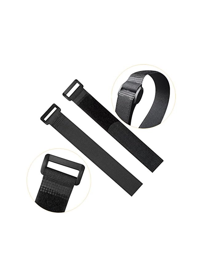 Green Tiger Reusable Fastening Cable Straps and Cable Ties Set, Pack of 24 (8in-12in-18in-24in) - Image 2