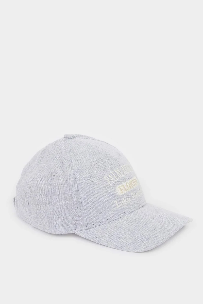 ديفاكتو Woman Linen Embroidered Hat