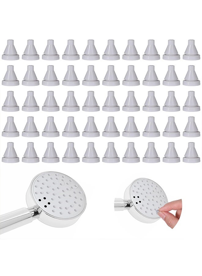 50PCS Shower Head Nozzles Parts: Mini Silicone Shower Nozzle Replacement for Home Improvement, Bathroom Decor, Universal Rainfall Shower Head Nozzle Sprinkler for Hole Diameter 0.16inch - Image 1