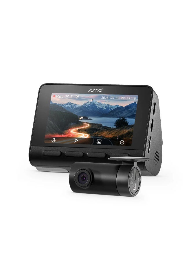 Xiamoi 70mai A800SE 4K Front and Rear Camera Dash Cam with Capacitor - Image 1