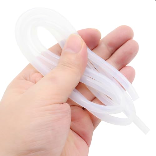 QJZXUEZHEN Silicone Tube 5/32"(4mm) ID x 1/4"(6mm) OD Clear Flexible Silicone Rubber Tubing Water Air Hose Pipe Transparent (3.3ft / 1m；4 x 6mm) - Image 4