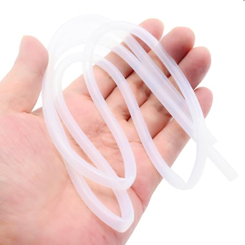 QJZXUEZHEN Silicone Tube 5/32"(4mm) ID x 1/4"(6mm) OD Clear Flexible Silicone Rubber Tubing Water Air Hose Pipe Transparent (3.3ft / 1m；4 x 6mm) - Image 5