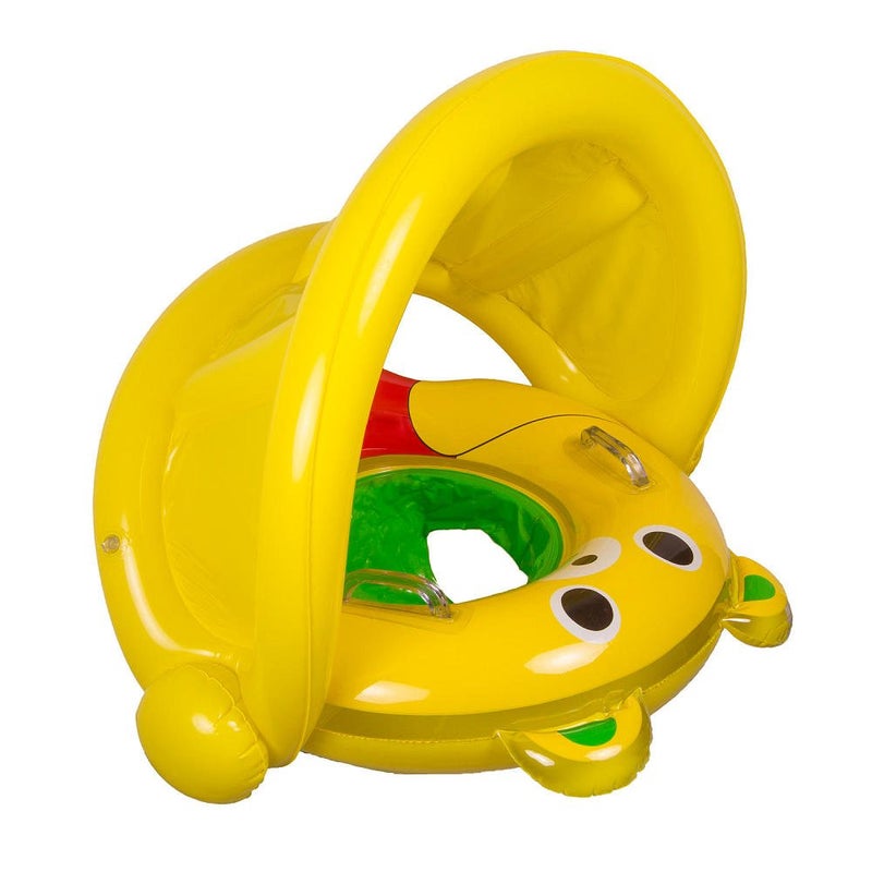Poolmaster 81542 LearntoSwim Swimming Pool Float Baby Rider with Sun Protection Bear