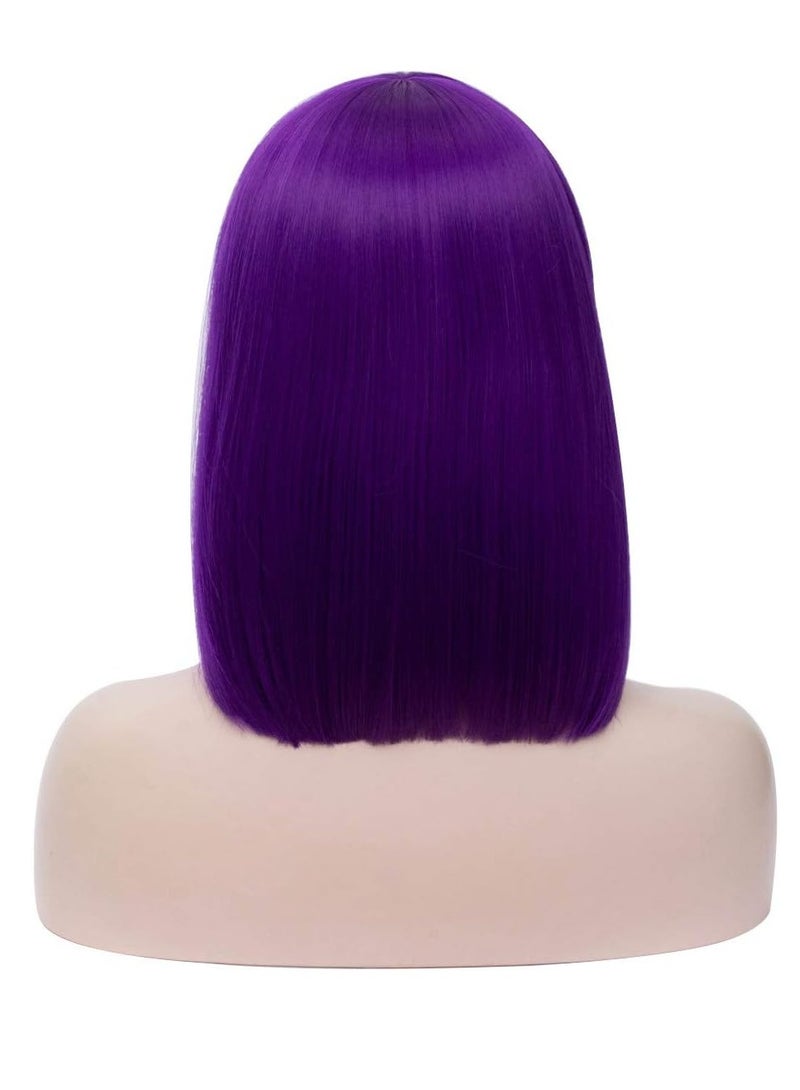 Estelle Bob  Short Straight Cosplay Fiber Hair Wigs for Women Girls Natural Looking Heat Resistant Synthetic Wig - Image 2