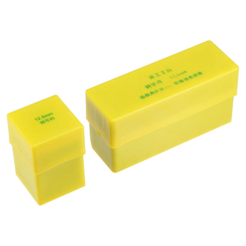 uxcell 1/2" (12.5mm) Number and Letter Stamp Set, A-Z & 0-9 Punch Press Tool for Metal Plastic Wood Leather - Image 5