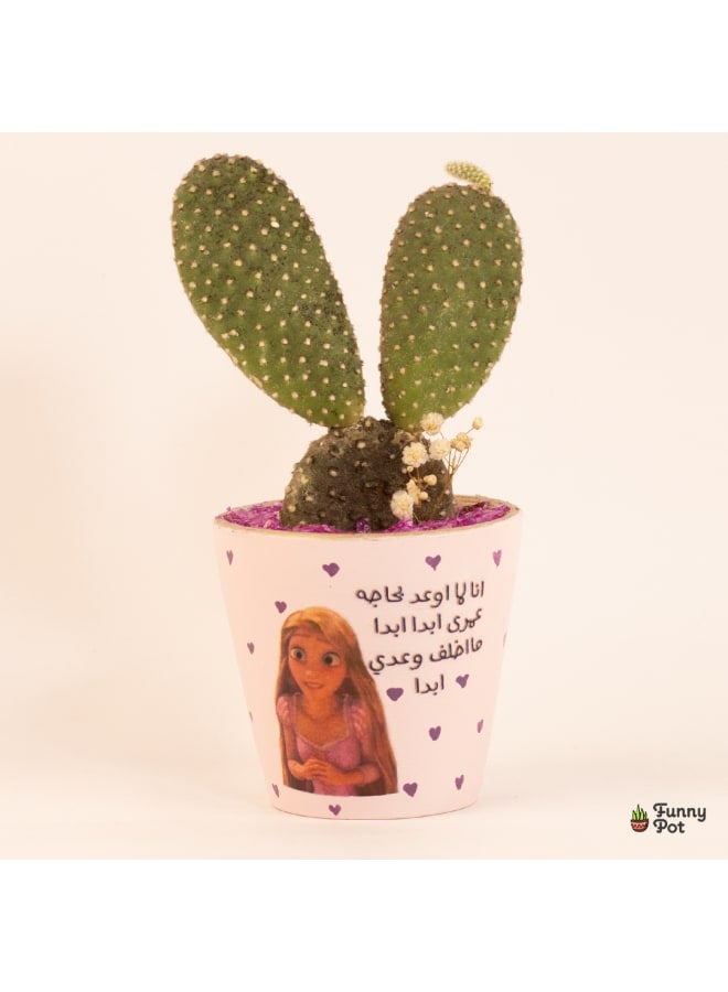 Funny Pot Cactus pottery pot 