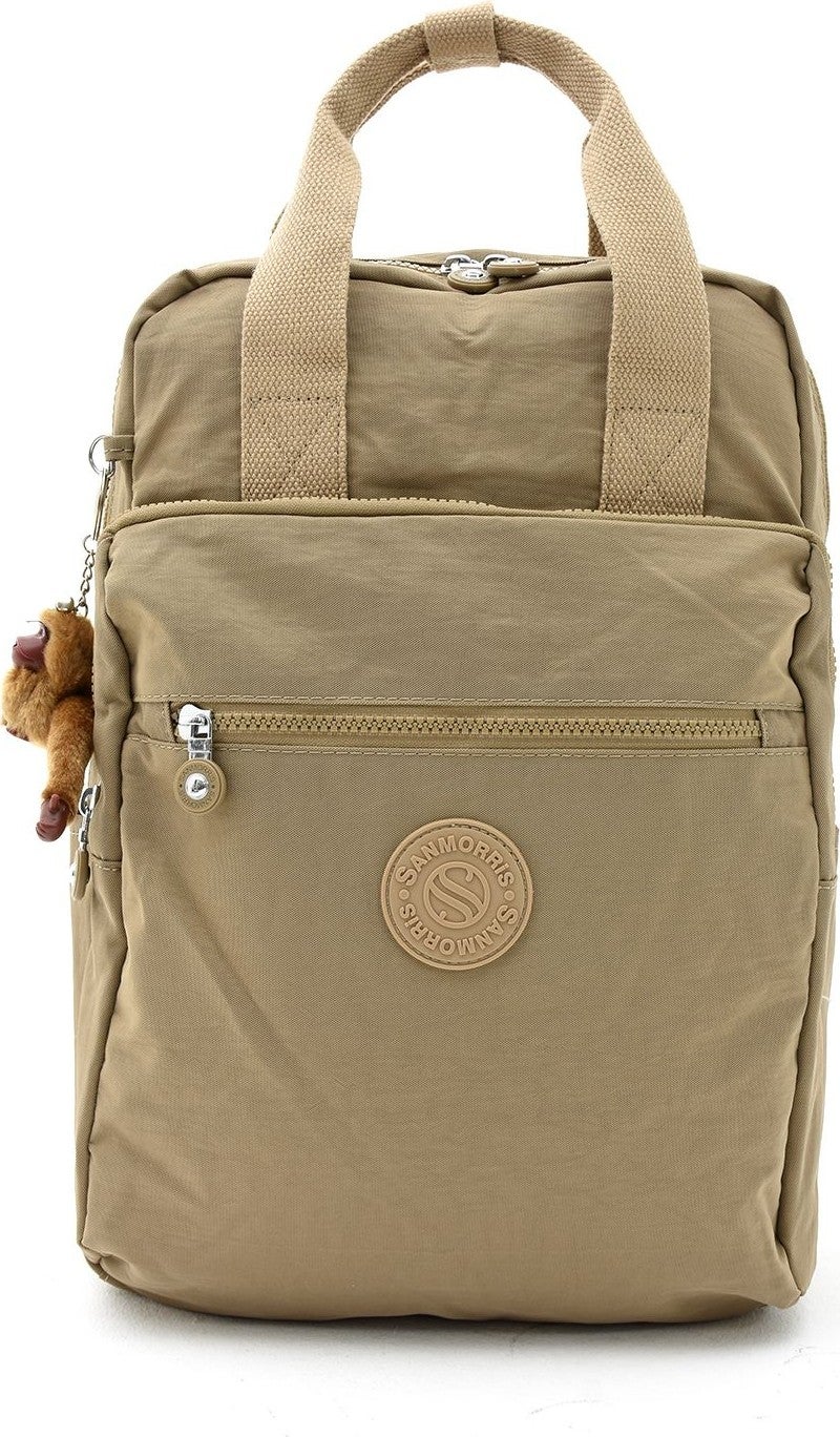 Çanta Trend Bag Trend Sanmorris Unisex Water Resistant Crinkle Fabric Multi Compartment Large Size Laptop School and Backpack Bag  - Image 2