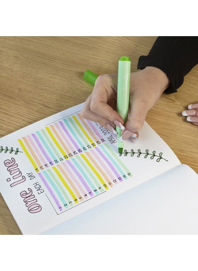 Ashton and Wright ElectroGlide Triangular Highlighters - Pastel 6 Pack - Image 4