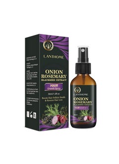Lanthome Hair Growth Spray Onion Oil For Hair Growth Organic Hair Growth Serum Enriched With Rosemary Black Seed Oil Control Hair Loss Promotes Hair Growth  - Image 1