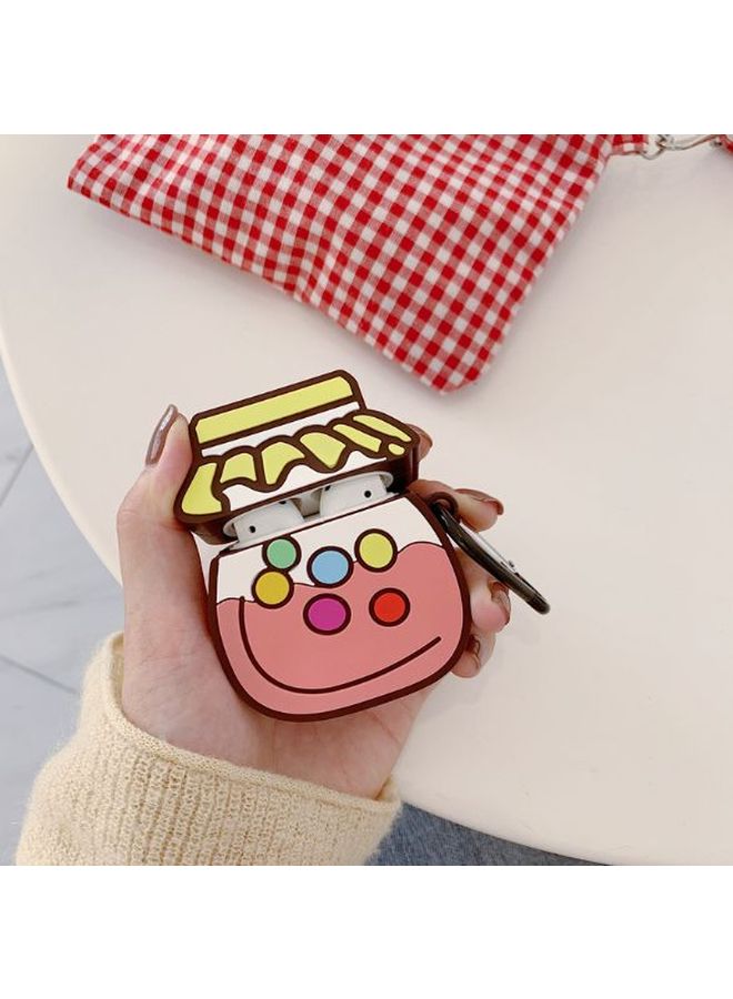 Candy Can Themed Protective Case For Apple AirPods 1/2 Pink/White/Yellow - Image 2