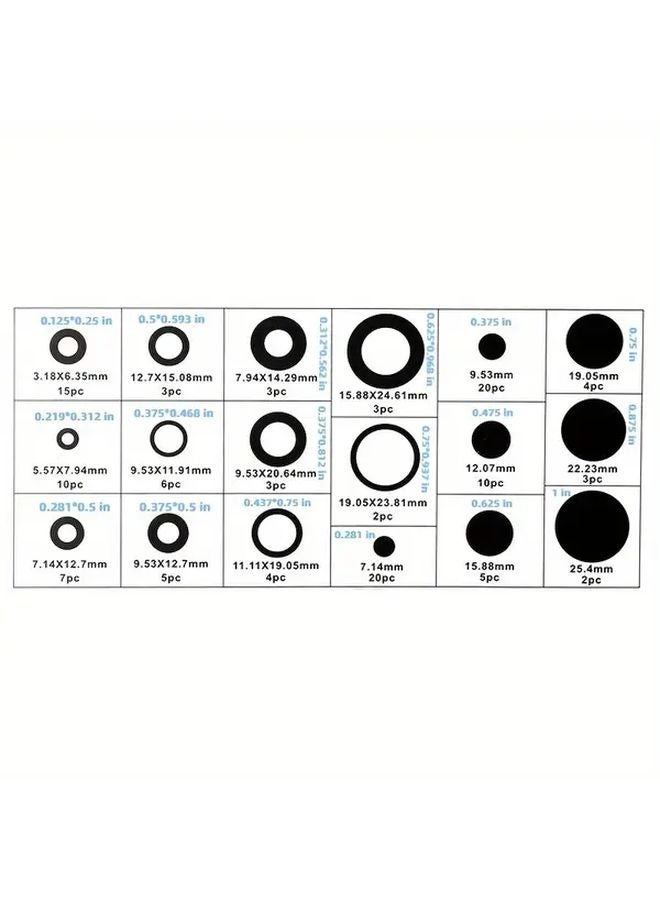 125pcs Black Rubber Grommets Set Wear Resistant For Car Boat RV Wire Protection - Image 5