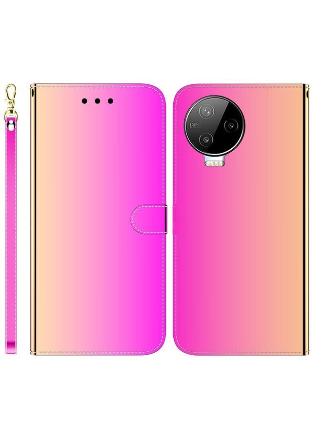 Zaboon Case For Infinix Note 12 Pro 4G Imitated Mirror Surface Leather Phone Case - Image 1