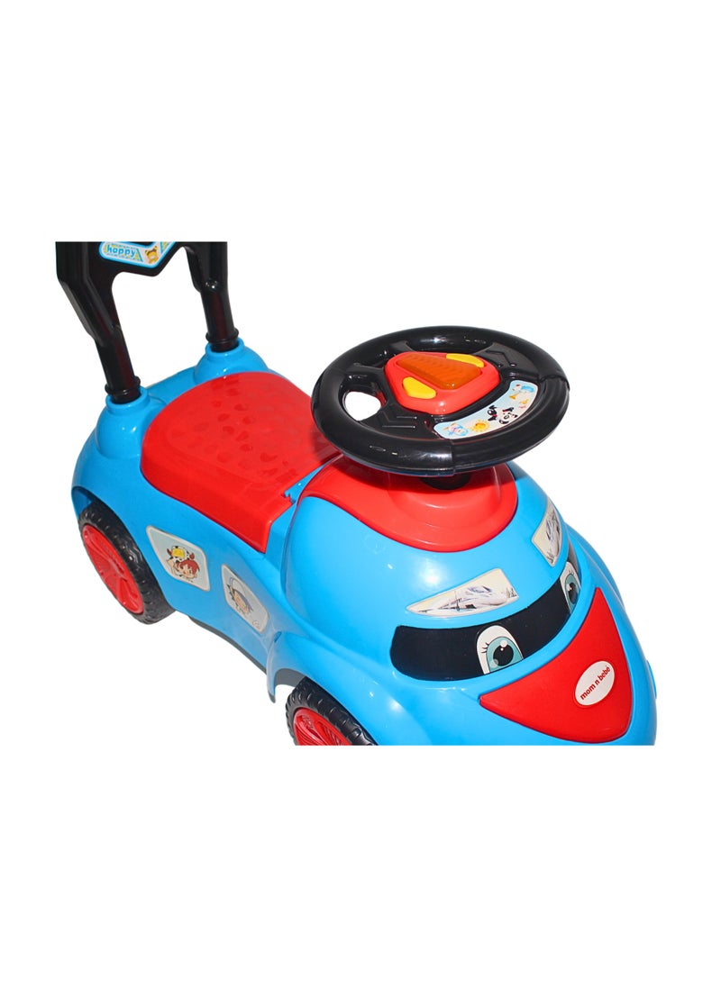 mom n bebé - Ride on Baby Car for Kids Ride on Push Car with Music Button Kids Car with Storage & High Backrest Ride on Toy Car Push Ride on Car for Kids Baby Toddlers 1 to 3 Years Boys Girls - Image 1