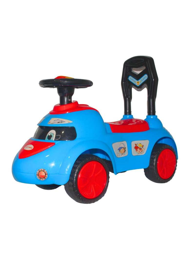 mom n bebé - Ride on Baby Car for Kids Ride on Push Car with Music Button Kids Car with Storage & High Backrest Ride on Toy Car Push Ride on Car for Kids Baby Toddlers 1 to 3 Years Boys Girls - Image 1