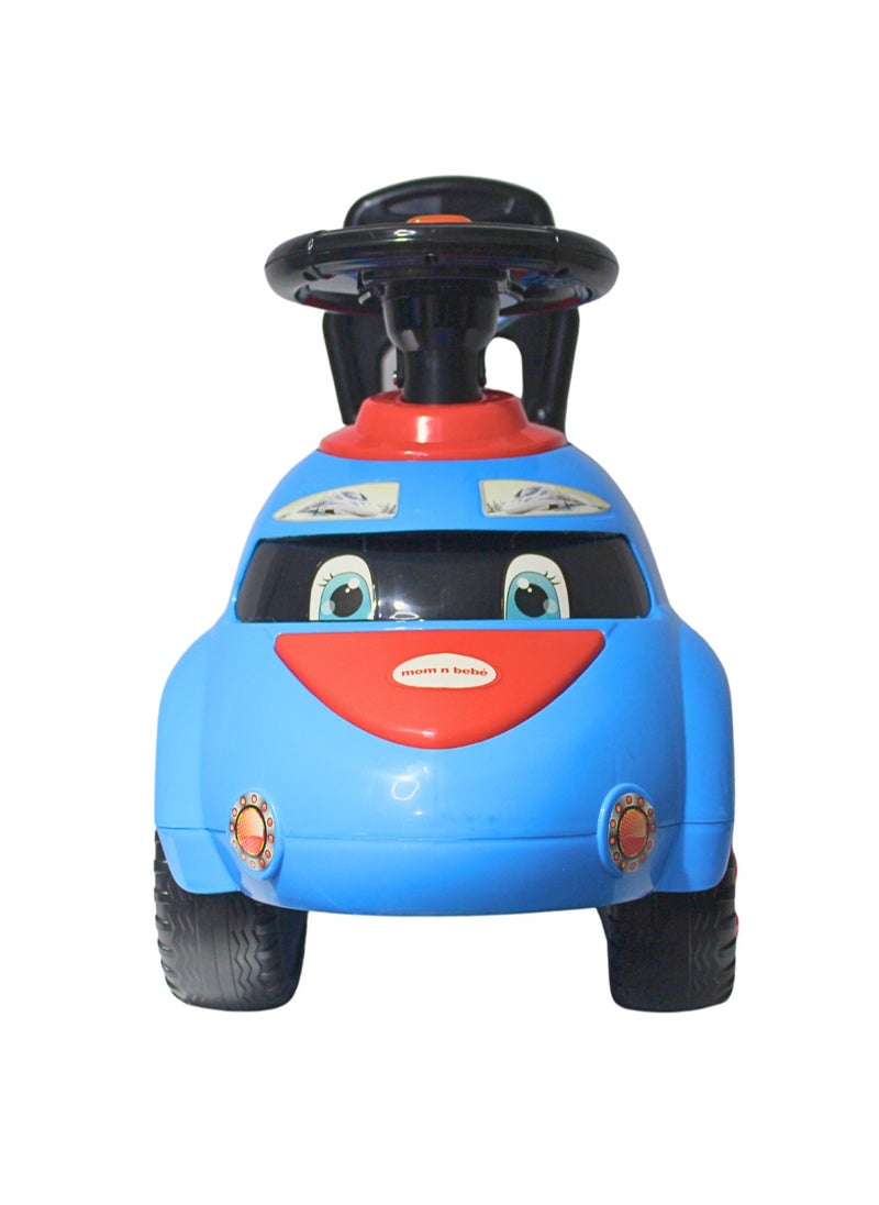 mom n bebé - Ride on Baby Car for Kids Ride on Push Car with Music Button Kids Car with Storage & High Backrest Ride on Toy Car Push Ride on Car for Kids Baby Toddlers 1 to 3 Years Boys Girls - Image 1