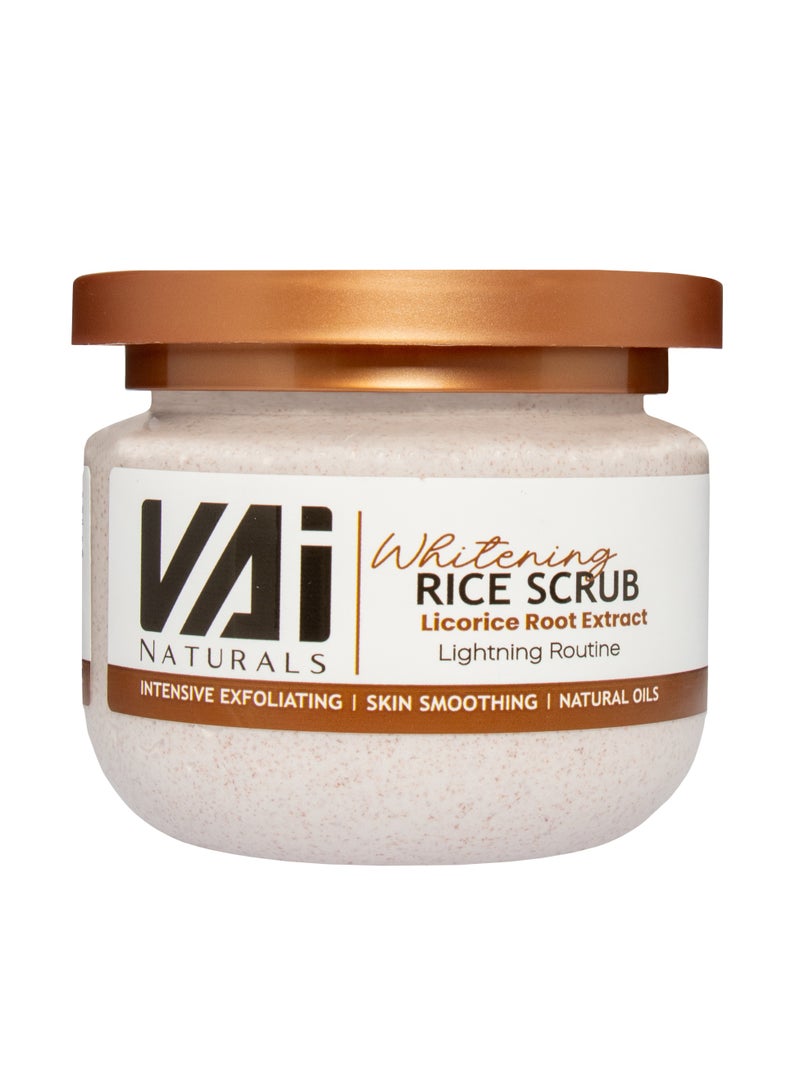 VAI Naturals VAI Naturals Whitening Rice Scrub with Licorice Root Extract & Vitamin E - 280ml  - Image 1