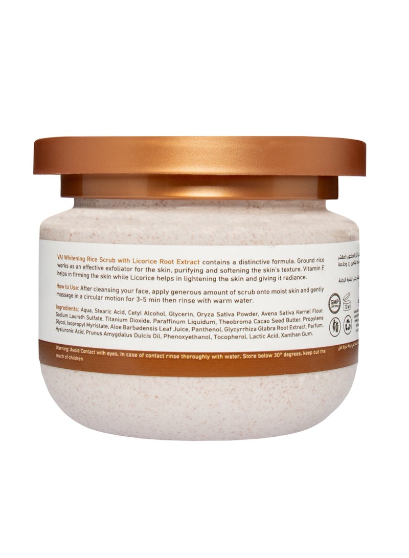 VAI Naturals VAI Naturals Whitening Rice Scrub with Licorice Root Extract & Vitamin E - 280ml  - Image 3