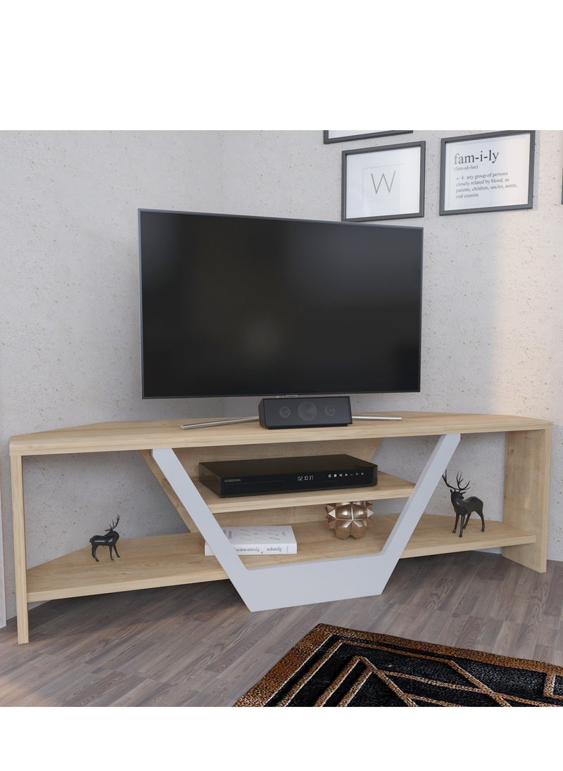 Decorotika Sares 120 cm Corner TV Unit for TVs up to 55"  - Image 4