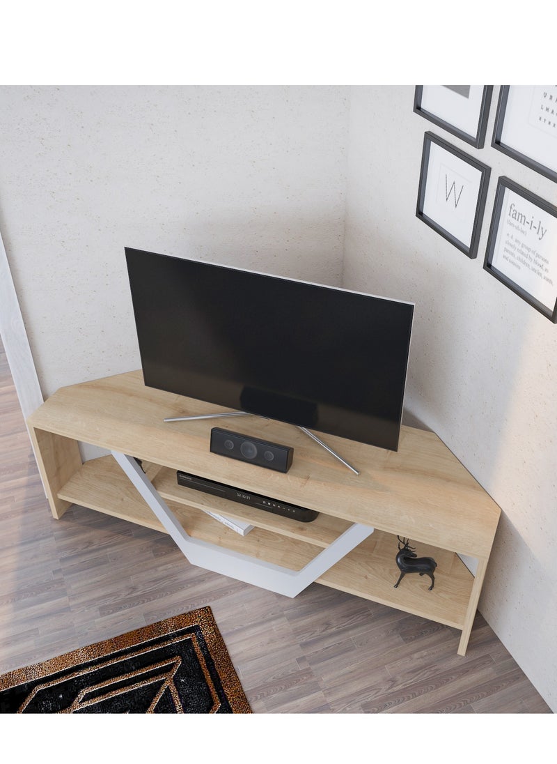Decorotika Sares 120 cm Corner TV Unit for TVs up to 55"  - Image 5