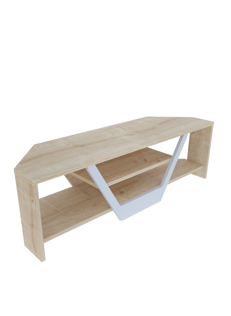 Decorotika - Sares 120 cm Corner TV Unit for TVs up to 55" - Image 1