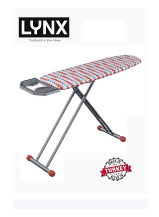 Turkish Ironing Board Multiple Color - 33x113cm with Steam Iron Rest, Heat Resistant, Modern Lightweight Ironing Board with Locking System and Adjustable Height LY115 - pzsku/Z6D775EC747B3B3F5484BZ/45/_/1689683931/bcb2e1b5-f1f3-4e21-8a37-29ce7f597fbd