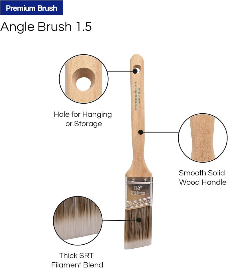 Pro-Grade - Paint Brushes - Paint Brush Set (3 Ea 1.5A SC) - Image 3