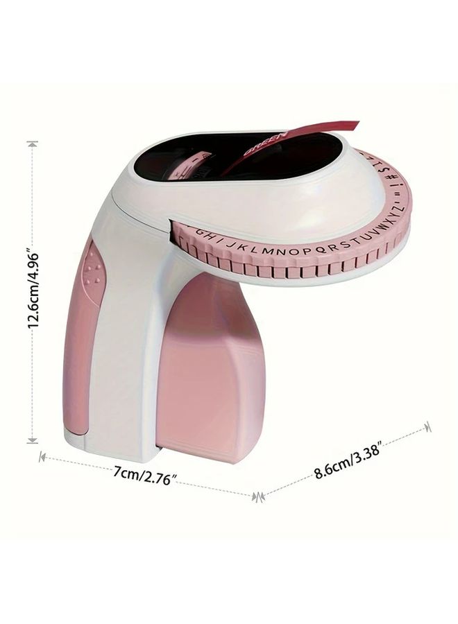 Blue Portable 3D Handheld Embossing Label Maker With 6 Tapes USB Powered For Office Home Organization - Image 2