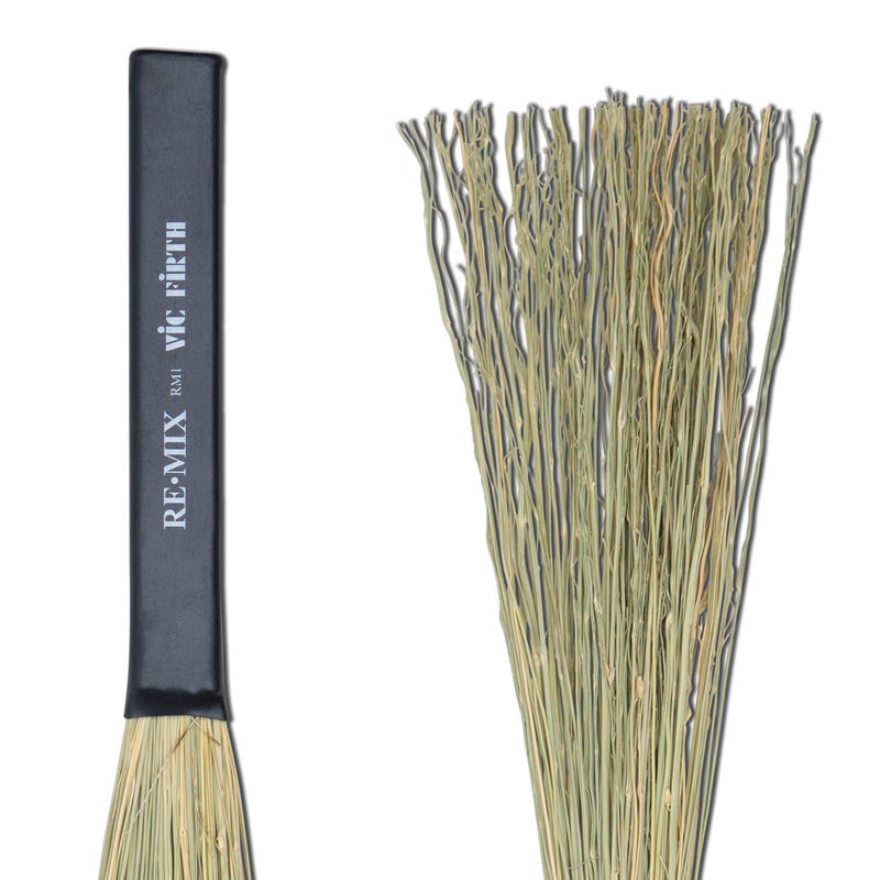 Vic Firth REMIX Brushes - Broomcorn Drumsticks (RM1)