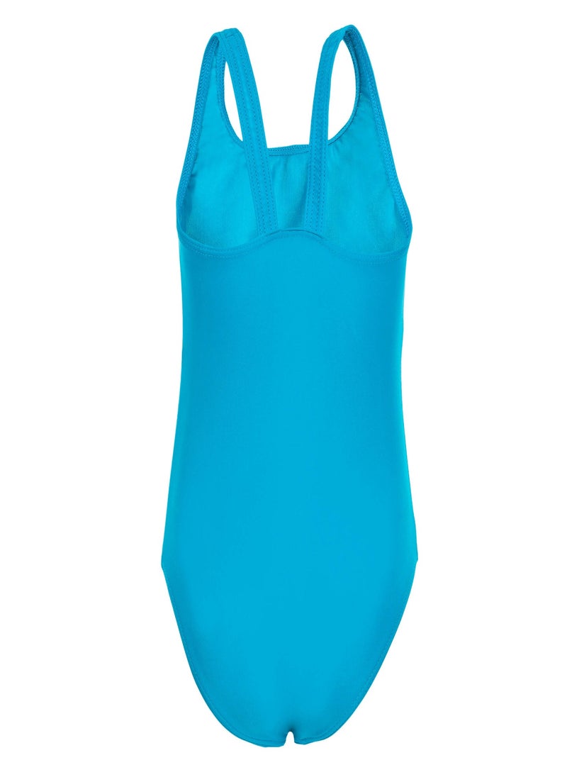 NABAIJI NABAIJI by DECATHLON, Baby Girl One Piece Swimsuit Soft & Sun Protection Blue  - Image 1