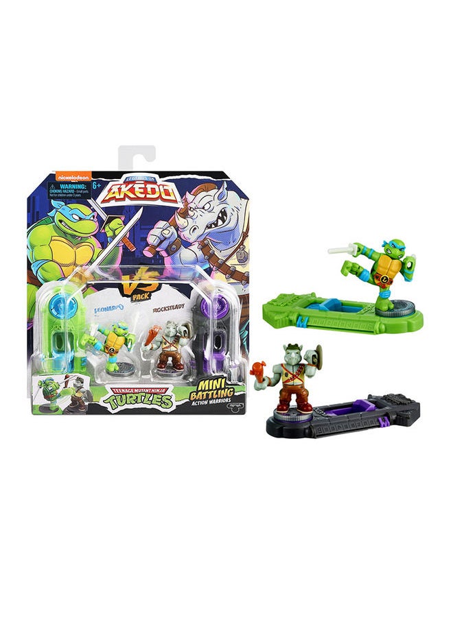 AKEDO - Tmnt S1 Leonardo Vs Rocksteady - Image 1