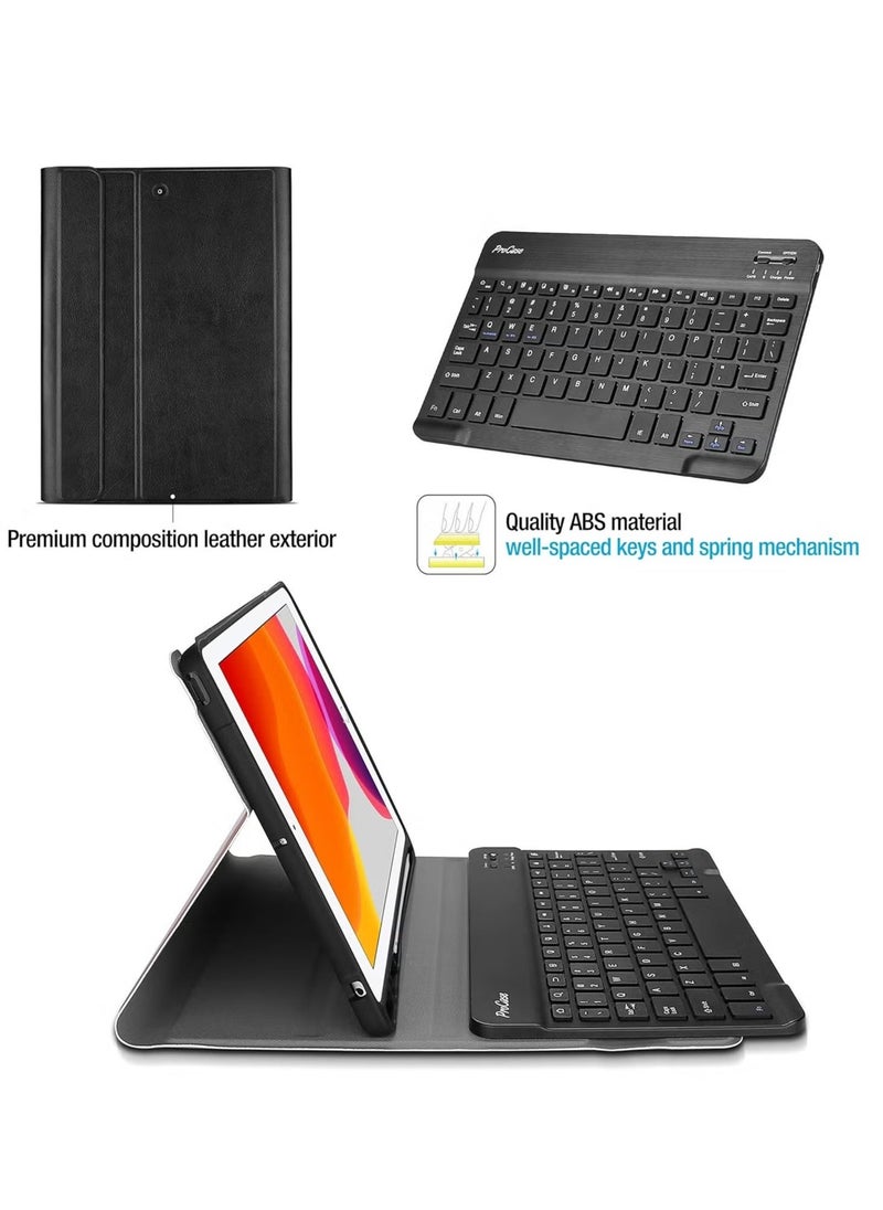 JAJEEK Keyboard Case for iPad 10.2" 9th Gen (2021), 8th Gen (2020), 7th Gen (2019) – Wireless Magnetically Detachable Keyboard & Stand, Folio Case with Auto Sleep/Wake for iPad 10.2" 7th/8th/9th Generation - Image 3